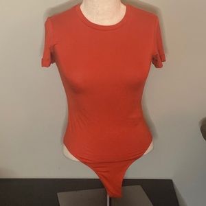Forever 21 rust/orange body suit small S
